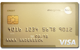 marginalen gold kreditkort
