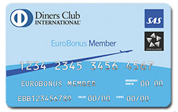 Diners club kreditkort med Eurobonus